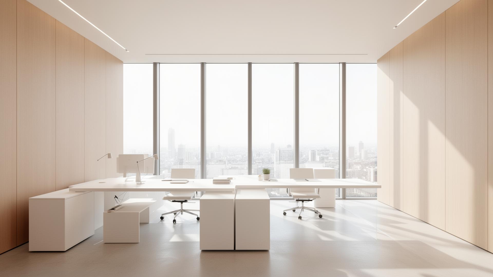 Modern office environment